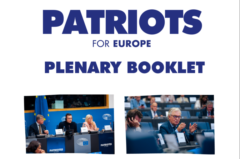 Patrioci dla Europy przed sesją plenarną w marcu 2026 roku