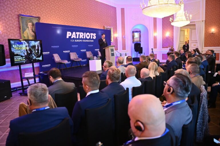 Konferencja „Naturalne Skarby Europy: odzyskanie suwerenności PAŃSTW CZŁONKOWSKICH VS. centralizacja UE”